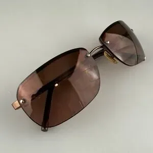 Coach Sunglasses mod. Bleecker S322 Burgundy Rimless Vintage SCRATCHED Coach Sunglasses mod. Bleecker S322 Burgundy Rimless Vintage  main image 2